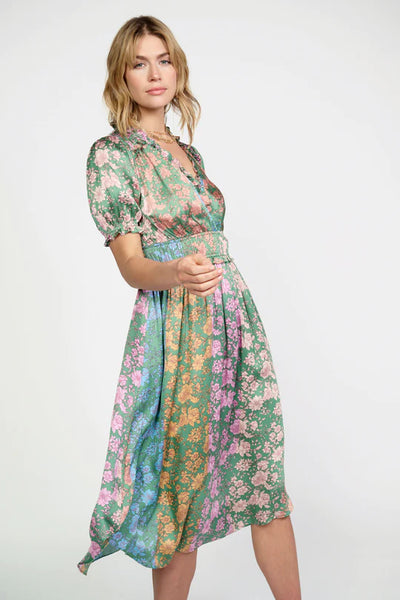 Emily Floral Midi Dress
