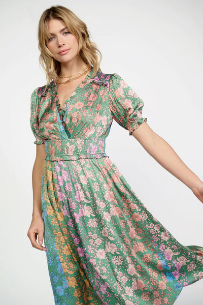 Emily Floral Midi Dress