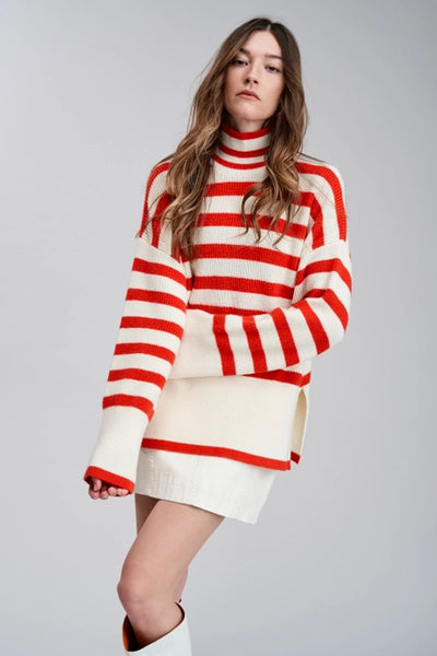 Andorra Stripe Sweater Pullover