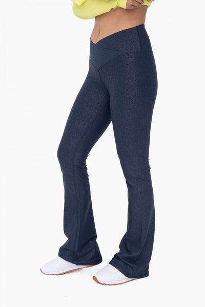 Leather Crossover Leggings