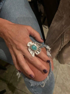 Thunderbolt Silver Ring