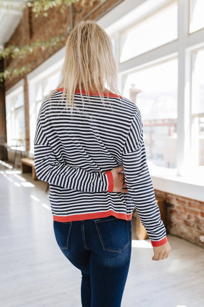 Aliza Striped Pullover