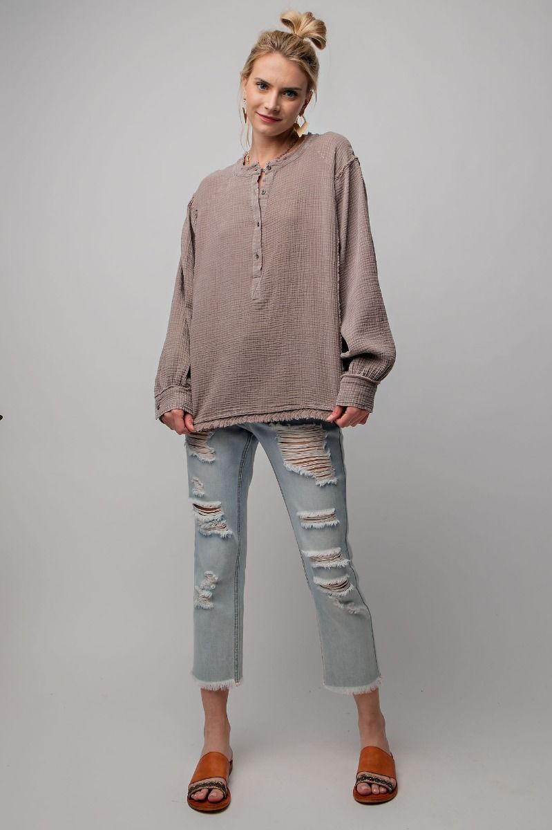 Layla Waffle Knit Top