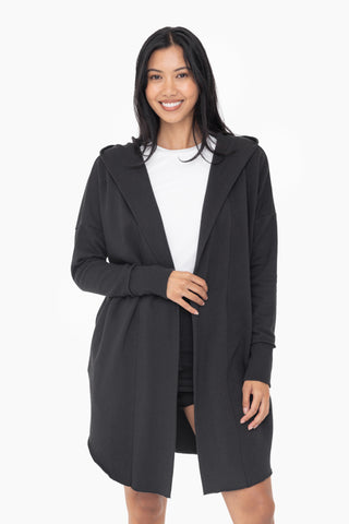 Eryn Open Front Hooded Cardigan