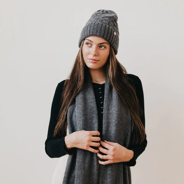 Satin Lined Cashmere Beanie