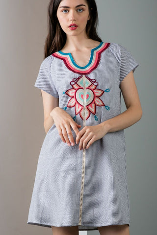 Bella Embroidered Dress