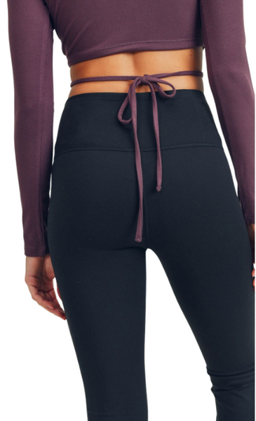 Mono B High-Waist Flare Leggings
