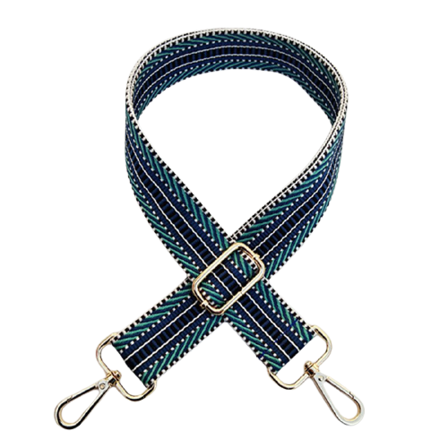 Navy and Teal Aztec Strap